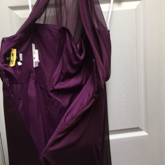 Long Purple Evening Dress - Picture 7 of 7